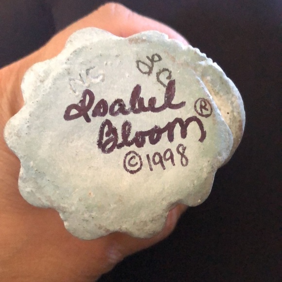 Isabel Bloom 1998 Angel Sculpture - Girl With Teddy Bear And Blanket - Vintage - Picture 5 of 5